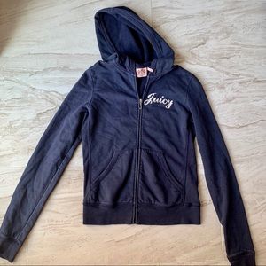 Vintage Juicy track zip-up jacket Navy
